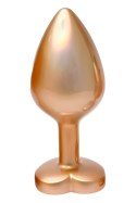 GLEAMING LOVE MATTE GOLD PLUG MEDIUM Dream Toys GLEAMING LOVE MATTE GOLD PLUG MEDIUM Dream Toys