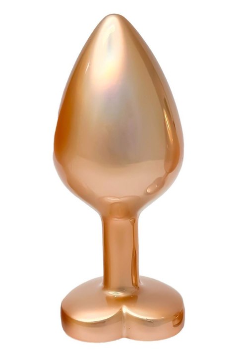 GLEAMING LOVE MATTE GOLD PLUG MEDIUM Dream Toys GLEAMING LOVE MATTE GOLD PLUG MEDIUM Dream Toys
