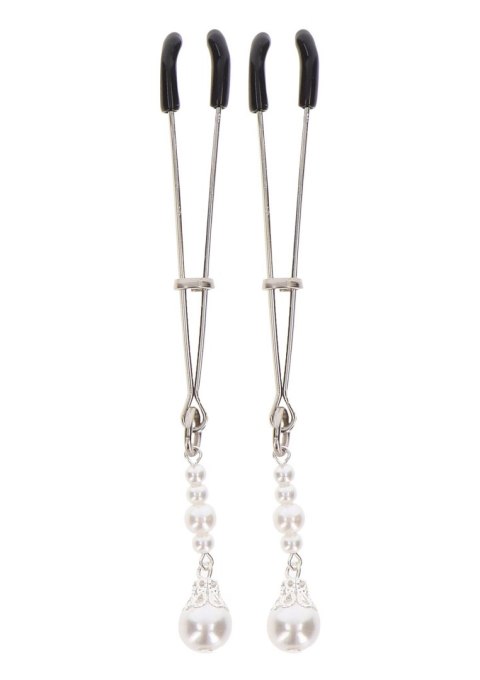 Tweezers With Pearls Silver Taboom Tweezers With Pearls Silver Taboom