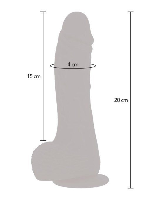 Up&Down Rotating Vibr Dildo Light skin tone ToyJoy