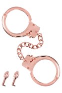 Menottes pour poignets en métal or rose Fetish Premium Menottes pour poignets en métal or rose Fetish Premium