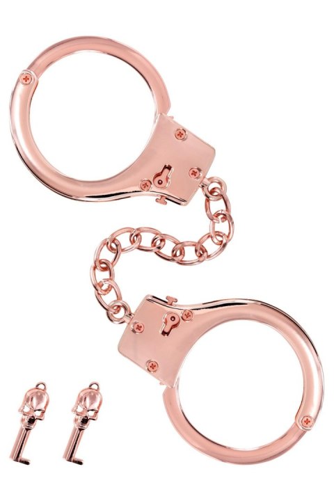 Menottes pour poignets en métal or rose Fetish Premium Menottes pour poignets en métal or rose Fetish Premium