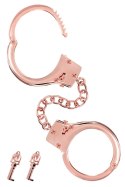Menottes pour poignets en métal or rose Fetish Premium Menottes pour poignets en métal or rose Fetish Premium