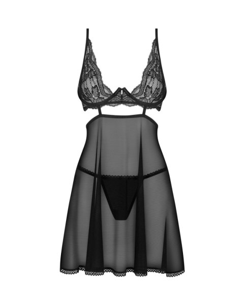 Nutris babydoll i stringi XL/2XL Obsessive Nutris babydoll i stringi XL/2XL Obsessive