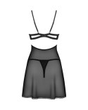 Nutris babydoll i stringi XL/2XL Obsessive Nutris babydoll i stringi XL/2XL Obsessive