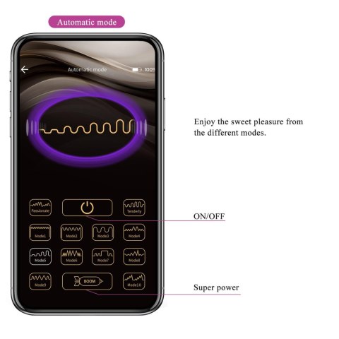 PRETTY LOVE - Doreen, 12 vibration functions 3 electric shock functions Mobile APP Long-distance Control Pretty Love PRETTY LOVE - Doreen, 12 vibration functions 3 electric shock functions Mobile APP Long-distance Control Pretty Love