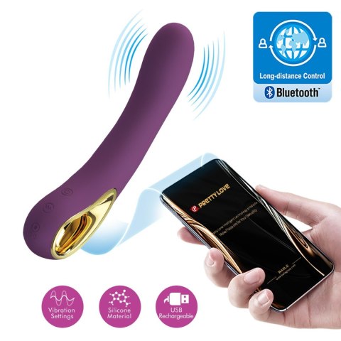 PRETTY LOVE - Ethan purple, 12 vibration functions Mobile APP Long-distance Control Pretty Love PRETTY LOVE - Ethan purple, 12 vibration functions Mobile APP Long-distance Control Pretty Love