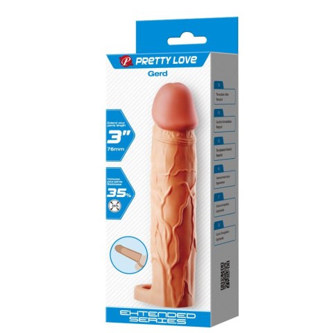 PRETTY LOVE - Gerd Flesh, Extend your penis lenghth 3'' (76mm) Pretty Love PRETTY LOVE - Gerd Flesh, Extend your penis lenghth 3'' (76mm) Pretty Love