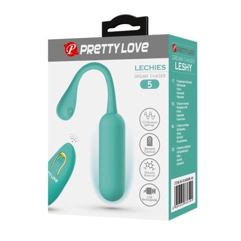 PRETTY LOVE - LECHIES Dream chaser 5, Green, Wireless remote control 12 vibration functions Memory function Pretty Love PRETTY LOVE - LECHIES Dream chaser 5, Green, Wireless remote control 12 vibration functions Memory function Pretty Love