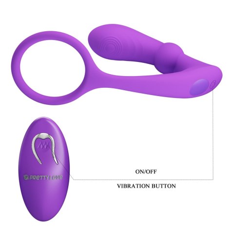 PRETTY LOVE - Warren Purple, Wireless remote control 12 pulse wave settings 12 vibration functions Pretty Love PRETTY LOVE - Warren Purple, Wireless remote control 12 pulse wave settings 12 vibration functions Pretty Love