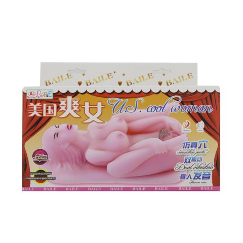 BAILE - Masturbator toy, TPR, double vibrating egg with voice, tighten,shrink 3AAA batteries Baile BAILE - Masturbator toy, TPR, double vibrating egg with voice, tighten,shrink 3AAA batteries Baile