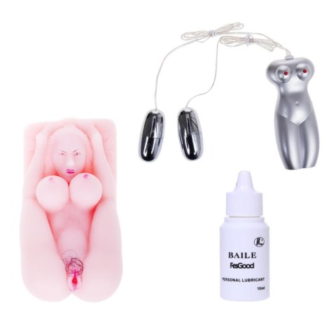 BAILE - Vibration Sex talk Double holes, 3 AAA batteries, TPR ABS Baile BAILE - Vibration Sex talk Double holes, 3 AAA batteries, TPR ABS Baile