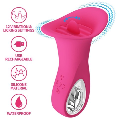 PRETTY LOVE - Clyde, 12 vibration functions 12 licking settings Pretty Love PRETTY LOVE - Clyde, 12 vibration functions 12 licking settings Pretty Love