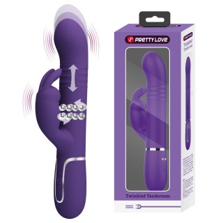Wibrator króliczek - Coale dark purple - Pretty Love