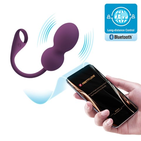 PRETTY LOVE - Elvira dark Purple, 12 vibration functions Mobile APP Long-distance Control Pretty Love PRETTY LOVE - Elvira dark Purple, 12 vibration functions Mobile APP Long-distance Control Pretty Love