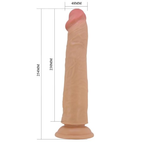 PRETTY LOVE - SHARIFE 10"(254mm) Sliding Skin Series TPR, Suction base Bendable Pretty Love PRETTY LOVE - SHARIFE 10"(254mm) Sliding Skin Series TPR, Suction base Bendable Pretty Love