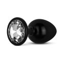 Anal Collection - Butt Plug M - Black/Silver EasyToys Anal Collection - Butt Plug M - Black/Silver EasyToys
