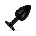 Anal Collection - Butt Plug M - Black/Silver EasyToys Anal Collection - Butt Plug M - Black/Silver EasyToys
