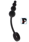 Anal Snake Plug & Penis Ring Black ToyJoy Anal Snake Plug & Penis Ring Black ToyJoy