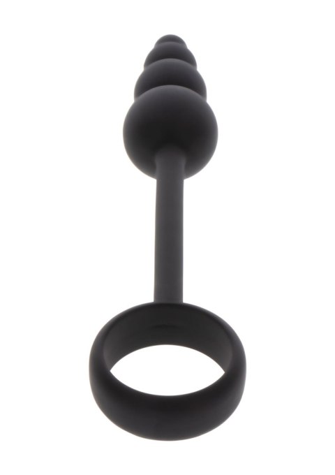 Anal Snake Plug & Penis Ring Black ToyJoy Anal Snake Plug & Penis Ring Black ToyJoy