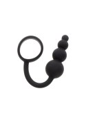 Anal Snake Plug & Penis Ring Black ToyJoy Anal Snake Plug & Penis Ring Black ToyJoy