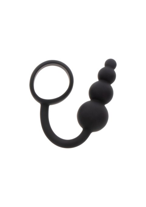 Anal Snake Plug & Penis Ring Black ToyJoy Anal Snake Plug & Penis Ring Black ToyJoy