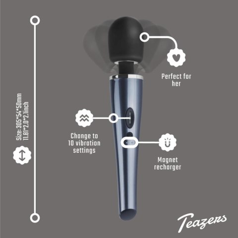 Black Lightning Wand Vibrator Teazers Black Lightning Wand Vibrator Teazers