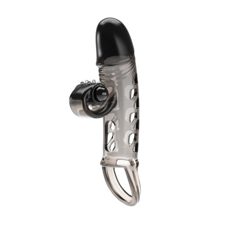 ROMANCE - Penis sleeve, TPE material,vibration, battery LR41*3, Black Romance ROMANCE - Penis sleeve, TPE material,vibration, battery LR41*3, Black Romance