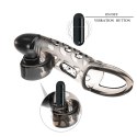 ROMANCE - Penis sleeve, TPE material,vibration, battery LR41*3, Black Romance ROMANCE - Penis sleeve, TPE material,vibration, battery LR41*3, Black Romance