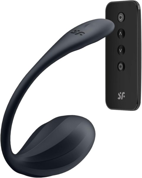 Ribbed Petal black Connect App Satisfyer Ribbed Petal black Connect App Satisfyer
