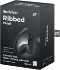 Ribbed Petal black Connect App Satisfyer Ribbed Petal black Connect App Satisfyer