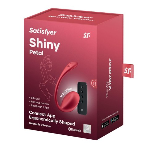 Shiny Petal red Connect App Satisfyer Shiny Petal red Connect App Satisfyer