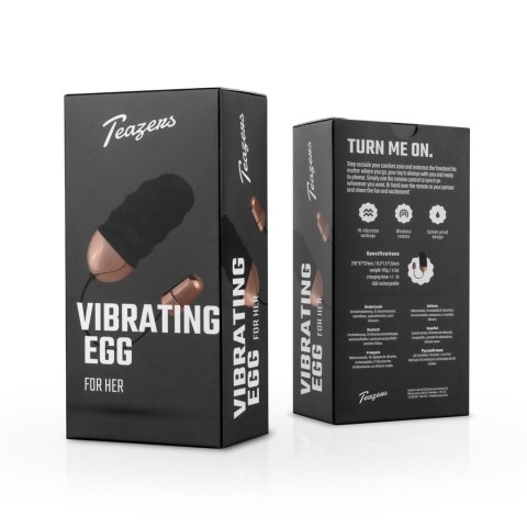 Teazers Ribbed Vibrating Egg With Remote Control Teazers Teazers Ribbed Vibrating Egg With Remote Control Teazers
