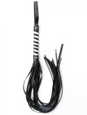 Black White Long Stripe Flogger Argus Black White Long Stripe Flogger Argus