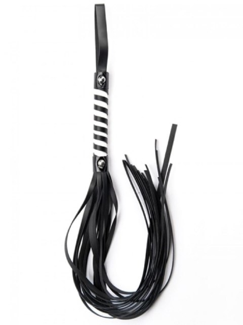 Black White Long Stripe Flogger Argus Black White Long Stripe Flogger Argus