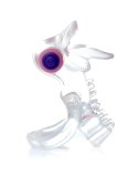 Pierścień-Tongue Vibro CockRing Clear B - Series EasyLove Pierścień-Tongue Vibro CockRing Clear B - Series EasyLove