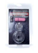 Pierścień-Tongue Vibro CockRing Clear B - Series EasyLove Pierścień-Tongue Vibro CockRing Clear B - Series EasyLove