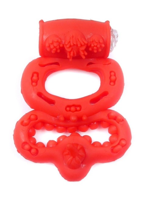 Pierścień-Vibrating CockRing Red B - Series EasyLove Pierścień-Vibrating CockRing Red B - Series EasyLove