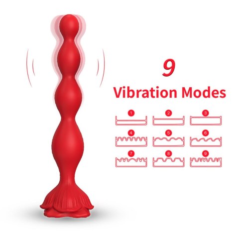Rosestick Red, 9 vibration functions B - Series Joy Rosestick Red, 9 vibration functions B - Series Joy