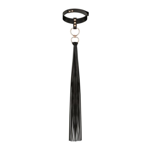 Rosy Gold - Collar with Flogger - Black Rosy Gold Rosy Gold - Collar with Flogger - Black Rosy Gold