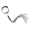 Rosy Gold - Collar with Flogger - Black Rosy Gold Rosy Gold - Collar with Flogger - Black Rosy Gold