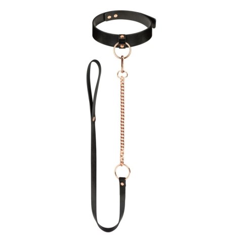 Rosy Gold - Collar with Leash - Black Rosy Gold Rosy Gold - Collar with Leash - Black Rosy Gold