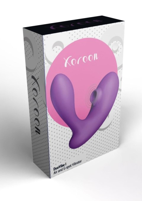 DuoVibe I Air Vibrator Purple XOCOON DuoVibe I Air Vibrator Purple XOCOON