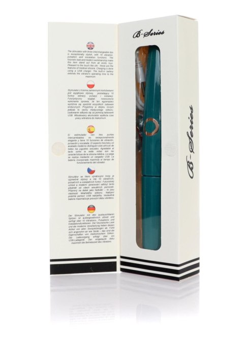 Stymulator - Massager with 3 heads USB 10 Functions B - Series Magic Stymulator - Massager with 3 heads USB 10 Functions B - Series Magic