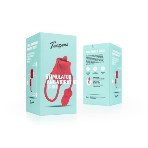 Rose Vibrator and Clitoris Stimulator Teazers Rose Vibrator and Clitoris Stimulator Teazers