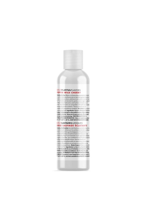4 In 1 Lubricant with Poppin Wild Cherry Flavor - 1 fl oz / 30 ml Swiss Navy 4 In 1 Lubricant with Poppin Wild Cherry Flavor - 1 fl oz / 30 ml Swiss Navy