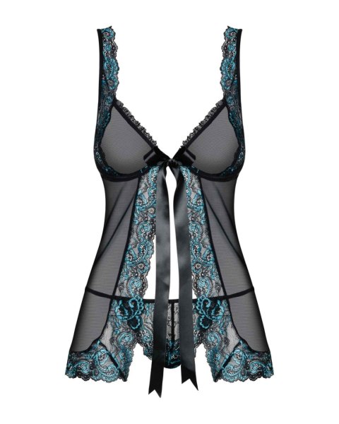 Bielizna-Amanta babydoll i stringi S/M Obsessive Bielizna-Amanta babydoll i stringi S/M Obsessive