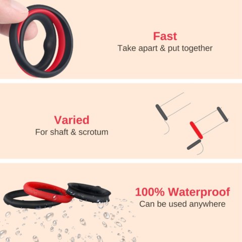 Cockring - Nappex™ Fuego - Premium Cockrings (10 Languages) Nappex Cockring - Nappex™ Fuego - Premium Cockrings (10 Languages) Nappex