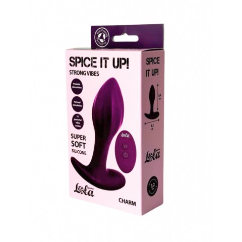 Double Silicone Vibrating Anal Plug Spice it Up Charm Lola games Spice It Up Double Silicone Vibrating Anal Plug Spice it Up Charm Lola games Spice It Up