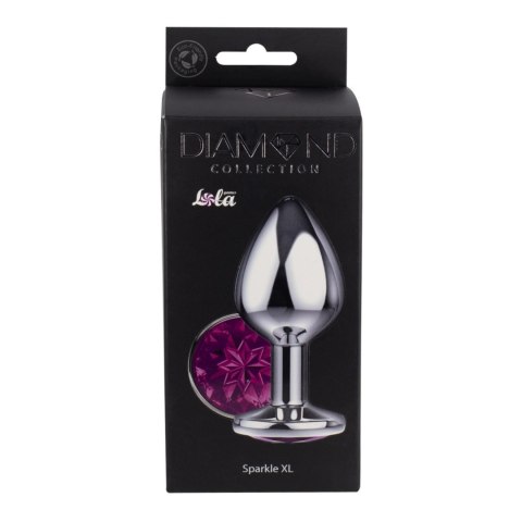 Enlarged Anal Plug Diamond Purple Sparkle XL Lola games Diamond Enlarged Anal Plug Diamond Purple Sparkle XL Lola games Diamond